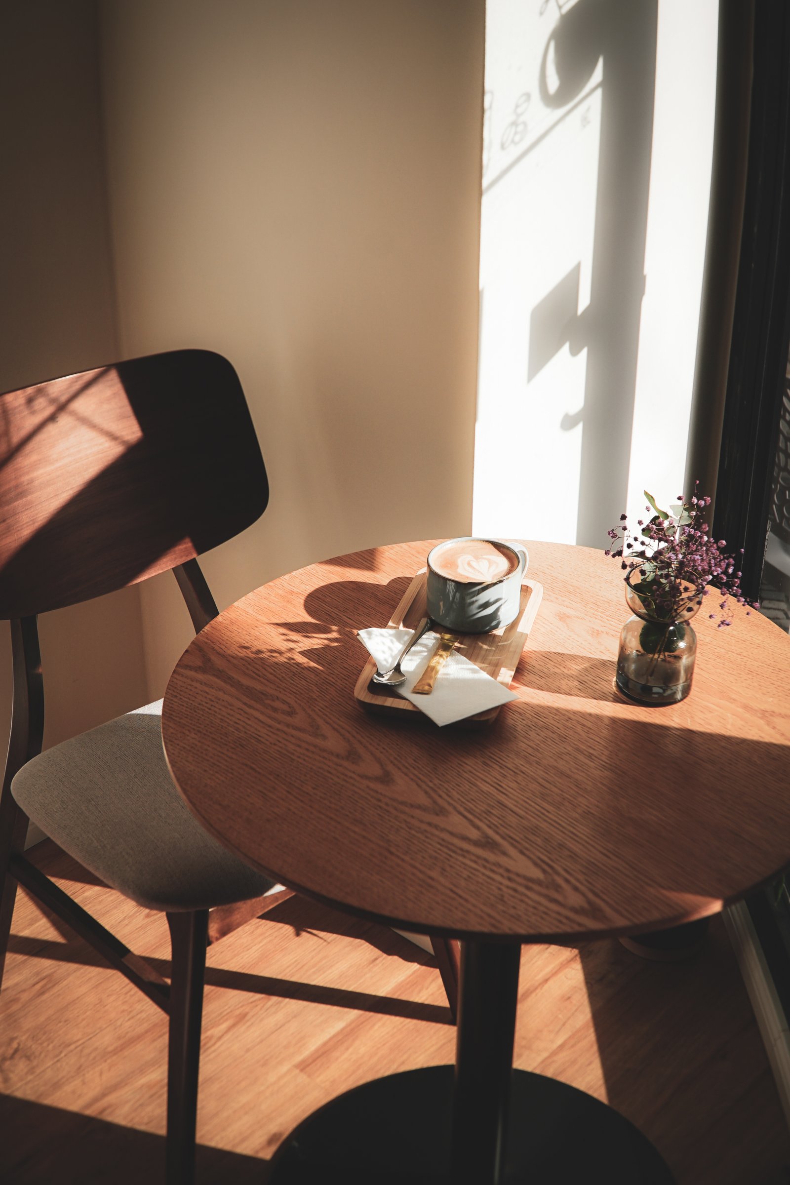 Designer-Möbel im Café